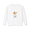 CHULA UNIVERSITY Orange Whale 'Sea' Crewneck Sweatshirt