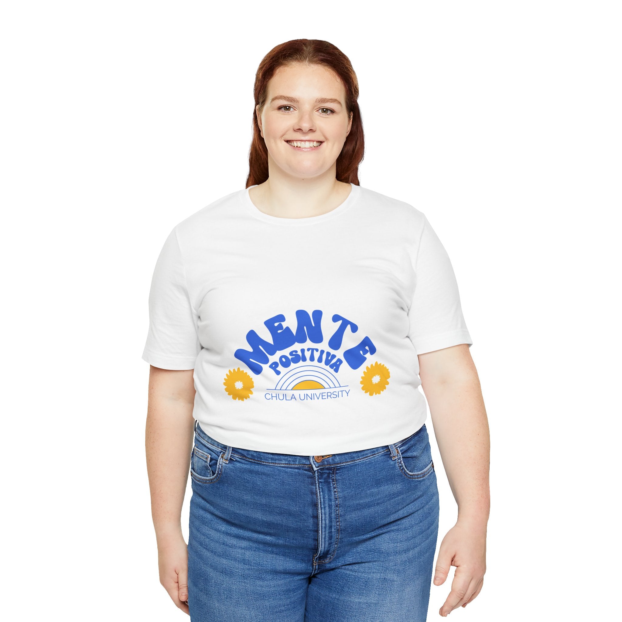 CHULA UNIVERSITY — ‘Chula University’ Sunflower Positive Vibes T-Shirt